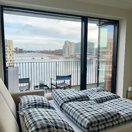 Apt. With Amazing Harbour View And Private Parking * 哥本哈根